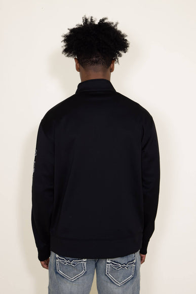 Ariat Team Logo 1/4 Zip Sweatshirt for Men in Black