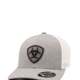 Ariat Mesh Snapback Hat for Men in Grey