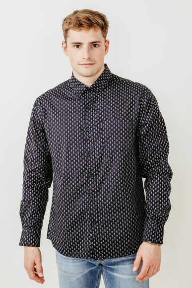 Ariat Mitchell Modern Shirt for Men in Black 
