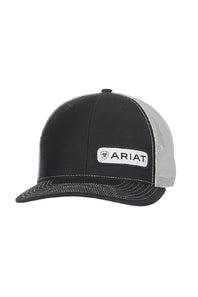 Ariat Offset Patch Hat for Men in Black