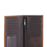 Ariat Rodeo Flag Wallet in Brown