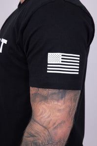 Ariat Shield Flag T-Shirt for Men in Black