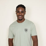 Ariat Retro Hex Stripe T-Shirt for Men in Green