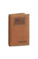 Ariat Tri-Fold Flag Embroidered Wallet in Brown