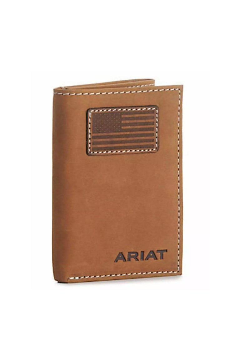 Ariat Wallet Ariat Rowdy Tri-Fold - Cobre Oscuro, Talla única Ariat Wallet Ariat Rowdy Tri-Fold - Cobre Oscuro, Talla única