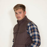 Ariat Grizzly Canvas Vest for Men in Brown