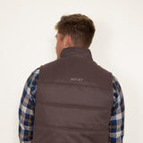 Ariat Grizzly Canvas Vest for Men in Brown