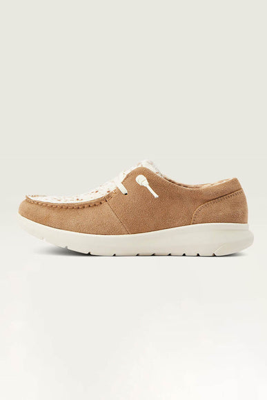 Ariat Hilo Spotted Cow Shoes for Women in Walnut