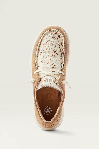 Ariat Hilo Spotted Cow Shoes for Women in Walnut