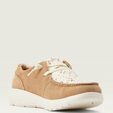 Ariat Hilo Spotted Cow Shoes for Women in Walnut