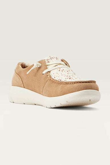 Ariat Hilo Spotted Cow Shoes for Women in Walnut
