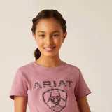Ariat Youth Shield T-Shirt for Girls in Pink