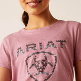 Ariat Youth Shield T-Shirt for Girls in Pink