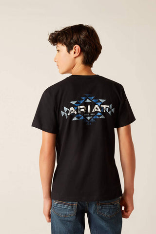 Ariat Cacti T-Shirt for Boys in Black