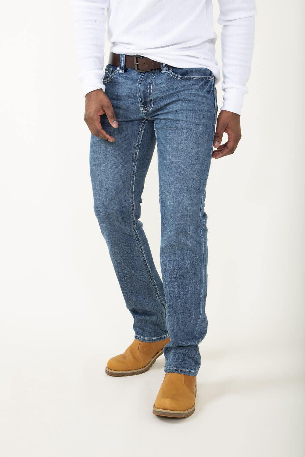 Axel Jeans Logan Classic Straight Jeans for Men 