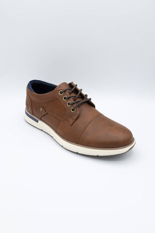 B52 by Bullboxer Lace Up Dress Shoes for Men in Cognac
