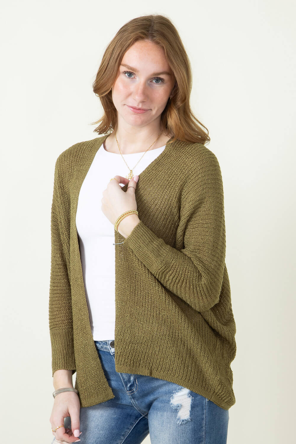 Shaker stitch cardigan cheap