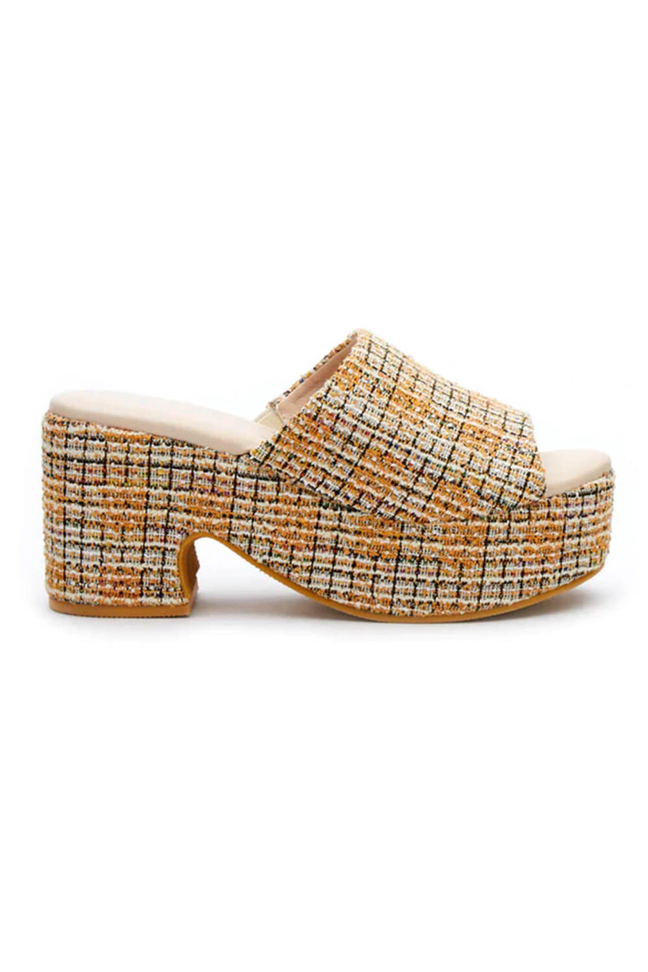 Beach by Matisse Terry Platform Tweed Heels for Women in Brown