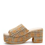 Beach by Matisse Terry Platform Tweed Heels for Women in Brown
