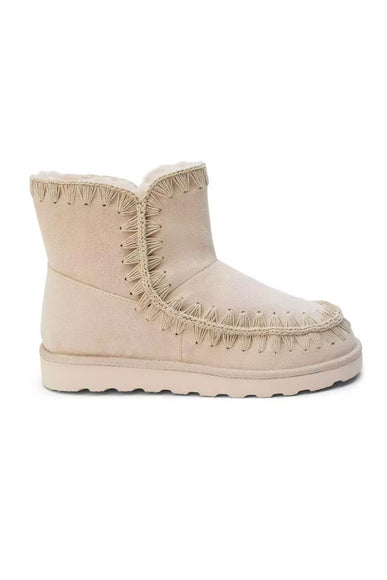 Beach by Matisse Tahoe Fur Booties for Women in Natural