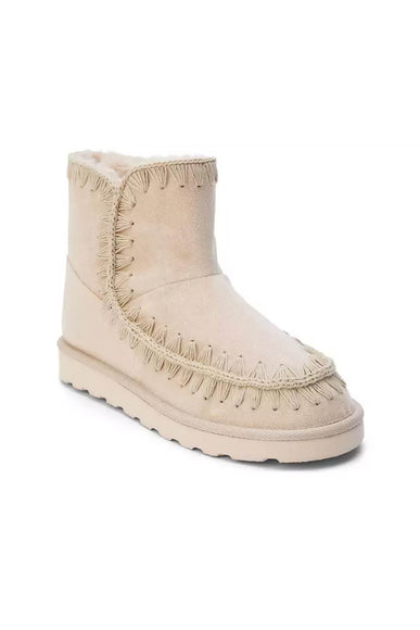 Beach by Matisse Tahoe Fur Booties for Women in Natural
