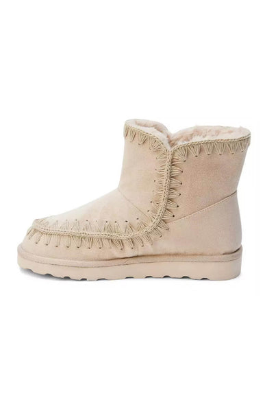 Beach by Matisse Tahoe Fur Booties for Women in Natural