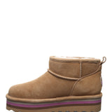 Bearpaw Retro Shorty Booties for Women in Brown