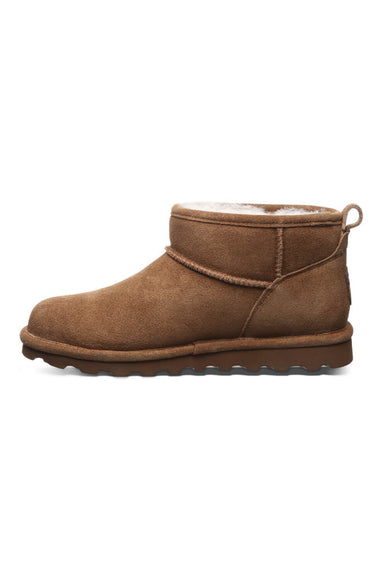 Bearpaw Super Shorty Ankle Booties for Women in Hickory Brown