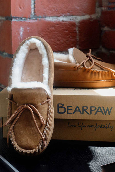 Bearpaw Moc II Slipper for Men in Hickory