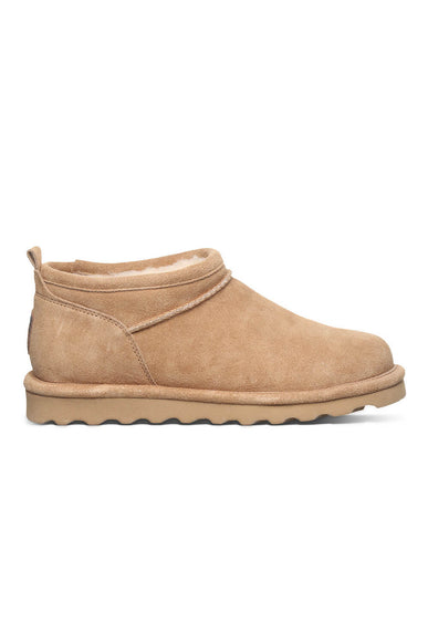 Bearpaw Super Shorty Ankle Booties for Women in Iced Coffee