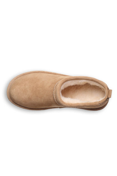 Bearpaw Super Shorty Ankle Booties for Women in Iced Coffee