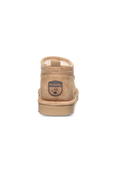 Bearpaw Super Shorty Ankle Booties for Women in Iced Coffee