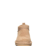 Bearpaw Super Shorty Ankle Booties for Women in Iced Coffee