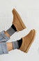 Bearpaw Super Shorty Ankle Booties for Women in Iced Coffee
