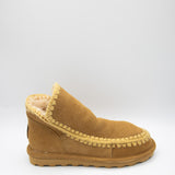 Bearpaw Winter Ankle Booties for Women in Brown