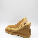 Bearpaw Winter Ankle Booties for Women in Brown