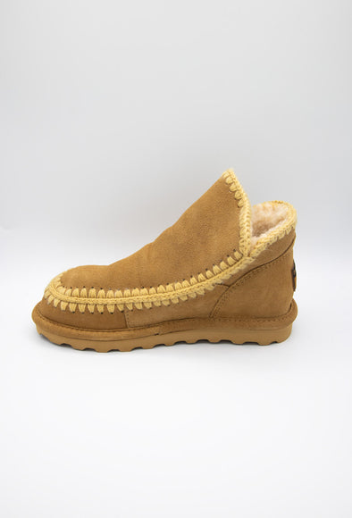 Bearpaw Winter Ankle Booties for Women in Brown