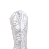 Berness Arizona Western Boots for Women in Silver