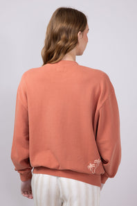 Billabong Bright Sun Kendal Sweatshirt for Women in Orange