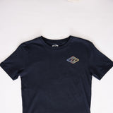 Billabong Youth Flourish T-Shirt for Boys in Dark Navy