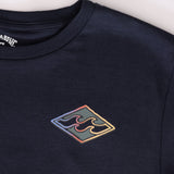 Billabong Youth Flourish T-Shirt for Boys in Dark Navy