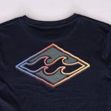 Billabong Youth Flourish T-Shirt for Boys in Dark Navy