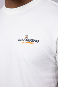 Billabong No Pressure Premium T-Shirt for Men in Off White