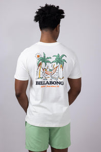 Billabong No Pressure Premium T-Shirt for Men in Off White