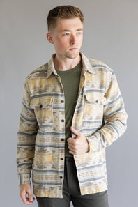 Billabong Offshore Jacquard Flannel for Men in Sand