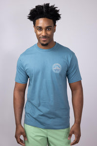 Billabong Rockies Adiv T-Shirt for Men in Glacier Blue