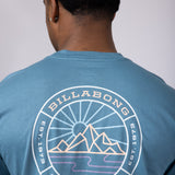 Billabong Rockies Adiv T-Shirt for Men in Glacier Blue