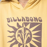 Billabong With Love From the Sun Hoodie for Women in Pale Yellow