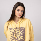 Billabong With Love From the Sun Hoodie for Women in Pale Yellow