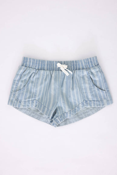 Billabong Youth Mad For You Elastic Waist Shorts for Girls in Salt Water Wash